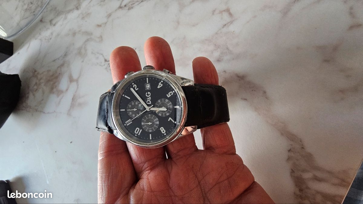 Montre chrono dolce gabbana cadran noir (image 1)