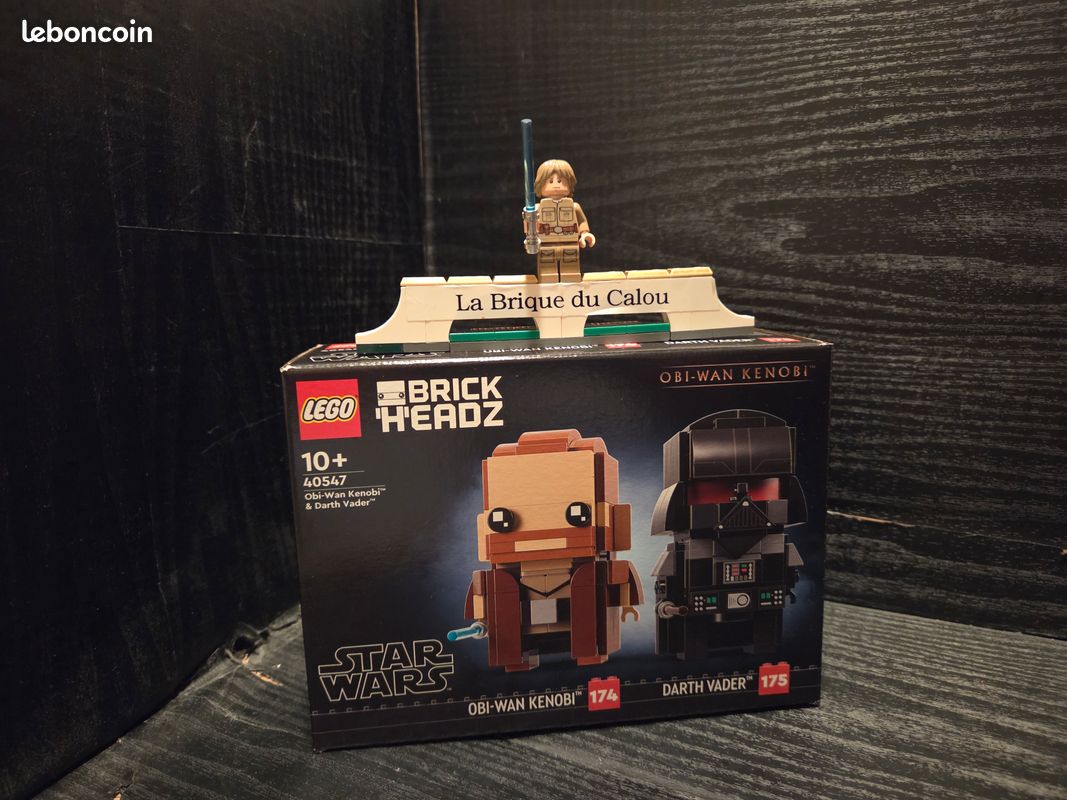 40547 LEGO BrickHeadz Star Wars Obi-Wan Kenobi et Dark Vador (image 1)