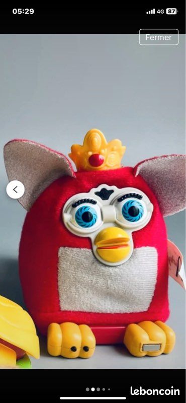 Furby Jaune McDonald's 2001 Happy Meal - Jouet Rare, Occasion, Collection