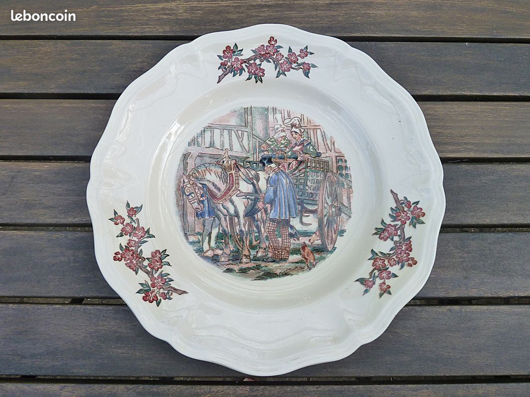 Assiettes décoratives "Ma Normandie" Sarreguemines NEUF [à offrir] (image 3)