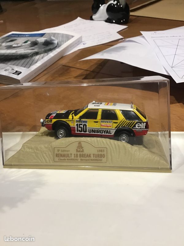 Norev Presse – Renault 18 Break Turbo 1983 – Rallye Paris Dakar – 1/43