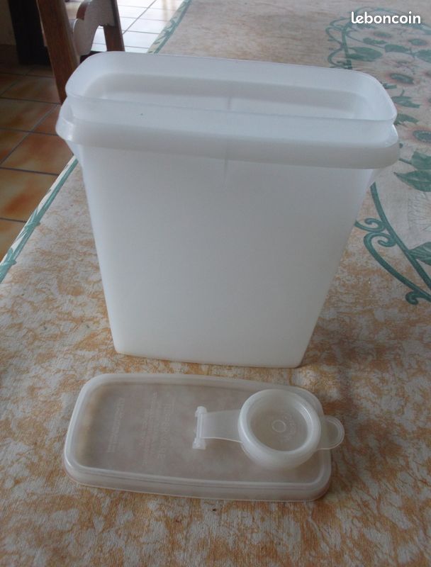 TUPPERWARE BOITE MODULAIRE Verseuse Sucre Farine Riz Hermétique 19 + 16 Cm X2 EUR 12,90 - FR