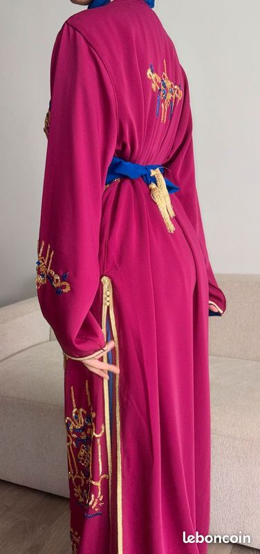 Takchita fuschia et bleu roi (image 2)