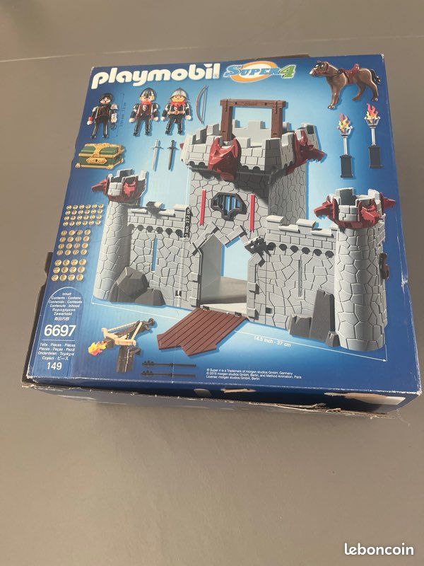 Playmobil 6697 : Citadelle transportable du Baron noir (image 4)