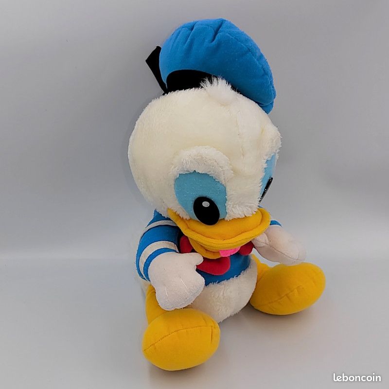 Ancienne Peluche Canard Bébé Donald Duck Disney 35 cm (image 1)
