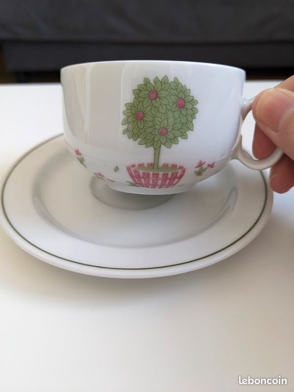 Service café Villeroy & Boch GALLO – décor mandariniers – vintage années 90 (image 4)