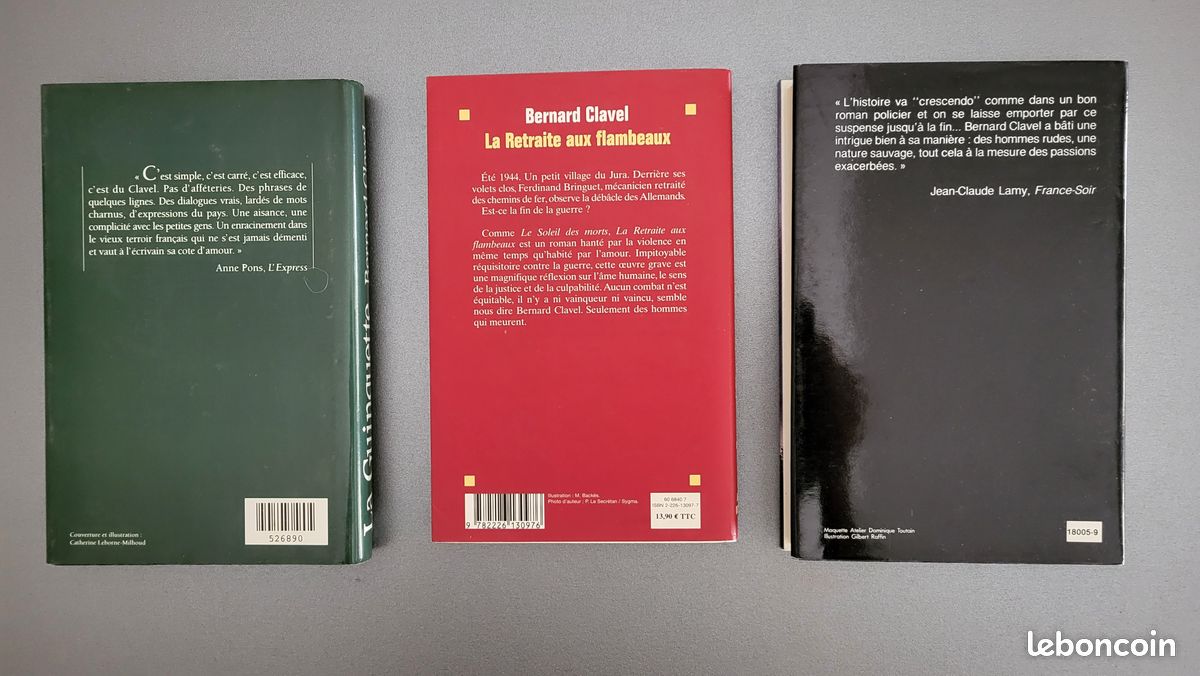 Livres Bernard CLAVEL (image 2)