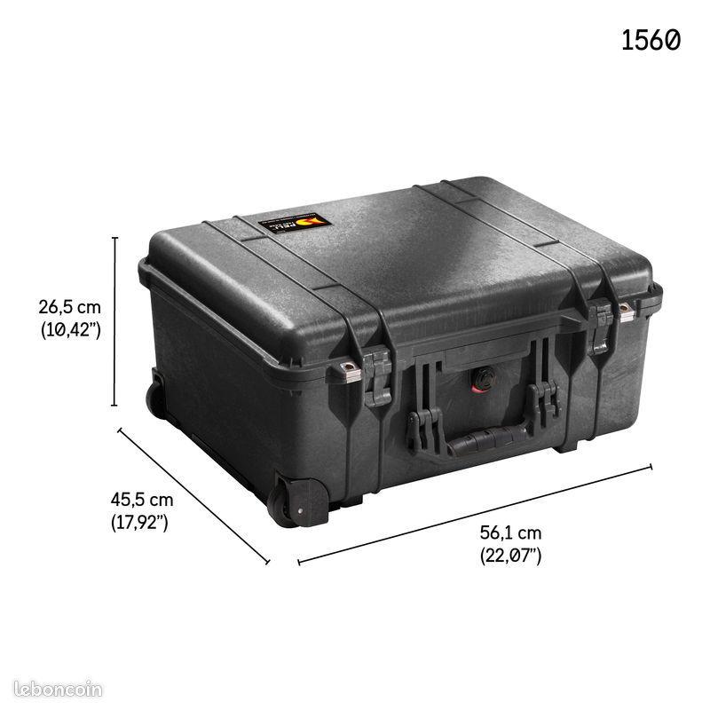 Valise / Boîtier Vide Bruel & Kjaer Pour équipement De Mesure - Occasion, BK