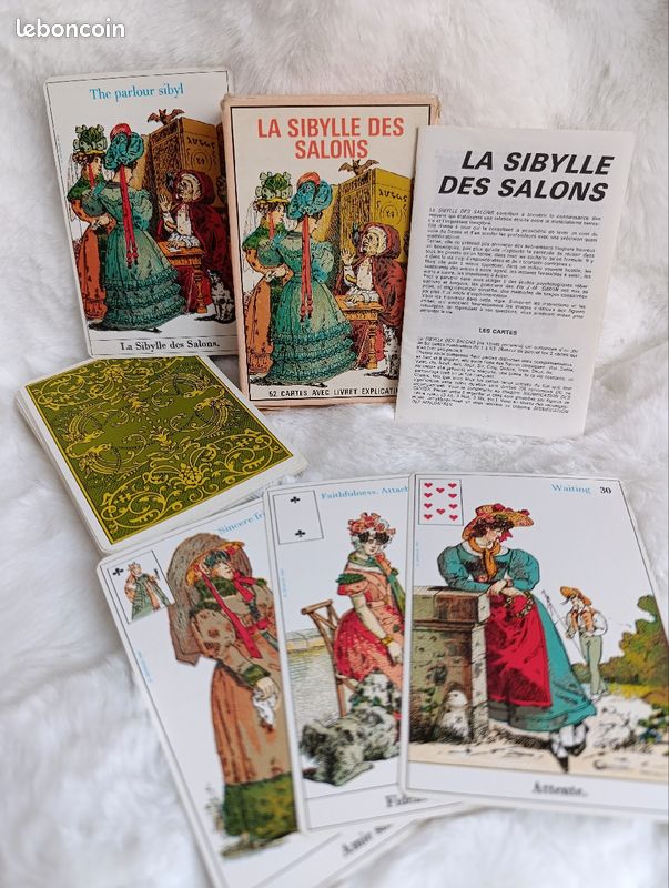 Tarot La Sibylle Des Salons – 52 Cartes – Édition Grimaud – Occasion