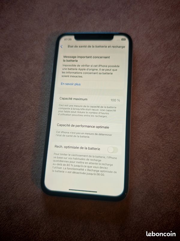 Iphone XS 64 go batterie neuve (image 1)