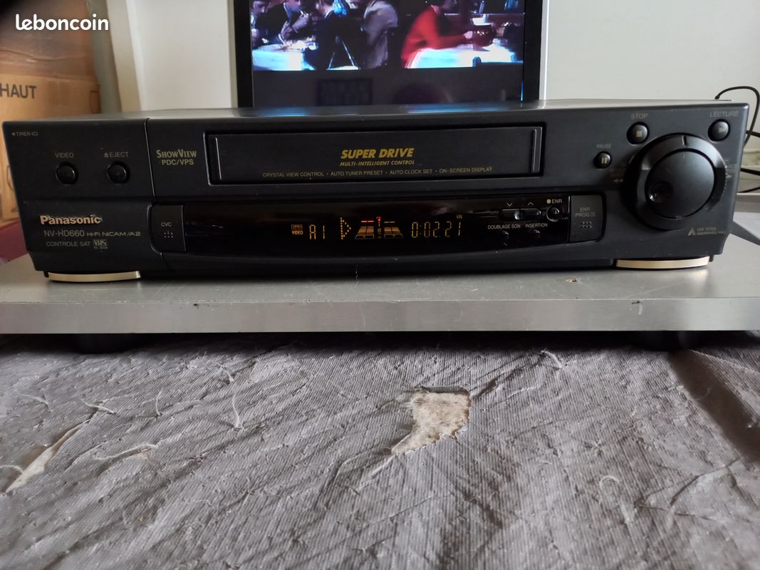 Magnétoscope Panasonic NV-HD660 Avec Télécommande - HS à Réparer / Pièces