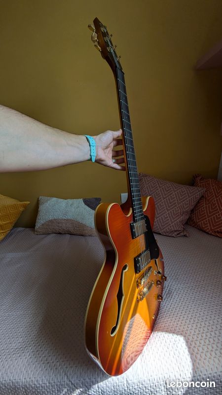 Vantage 635T | Demi-caisse type ES-335 | Sunburst vintage (image 3)