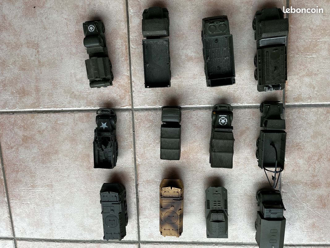 SOLIDO : Ensemble de chars et artilleries militaires comprenant 1 canon