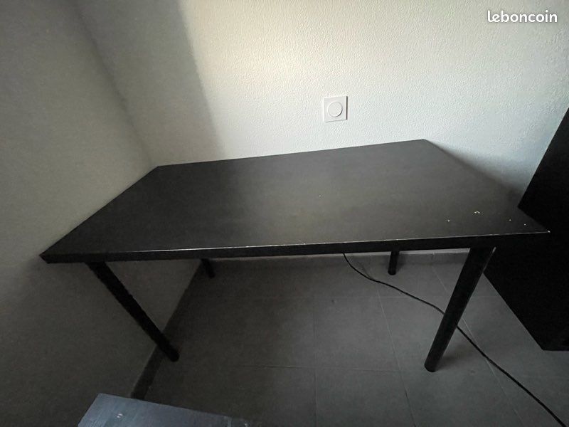Bureau noir ikea (image 2)