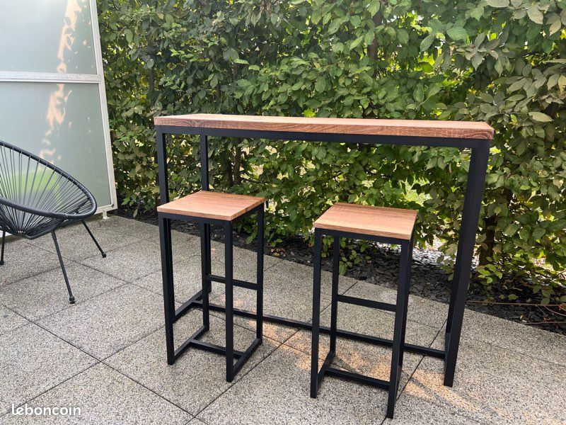 Bar + 2 tabourets assortis (image 3)