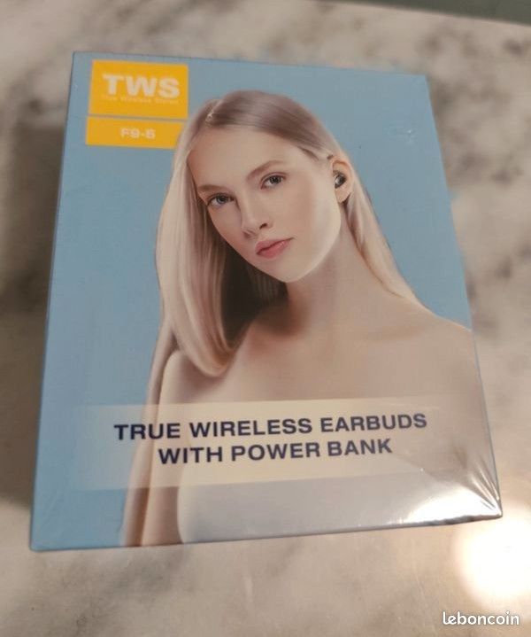 Écouteurs Bluetooth Wireless F9 + Facture + Garantie (image 1)
