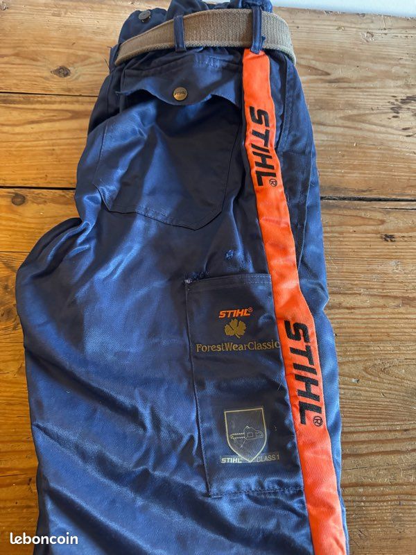 Bottes et pantalon de protection pour tronçonneuse Stihl (image 2)