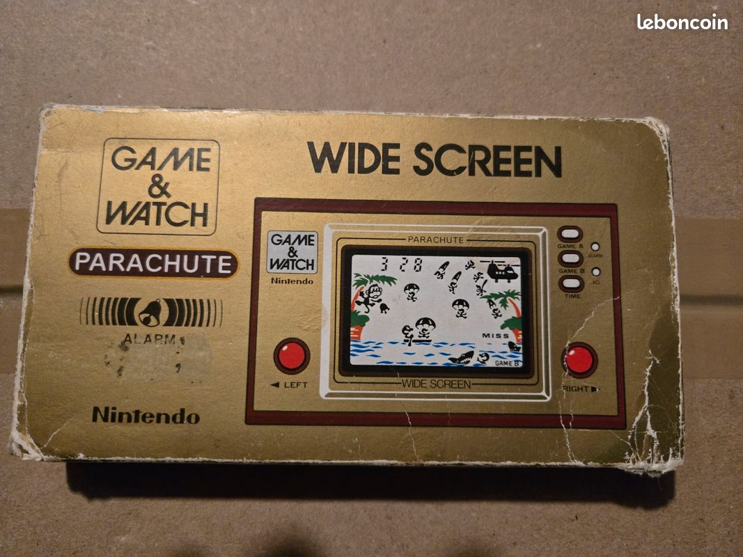 Nintendo GAME&WATCH PARACHUTE pr21 1981 complet en boîte - Consoles
