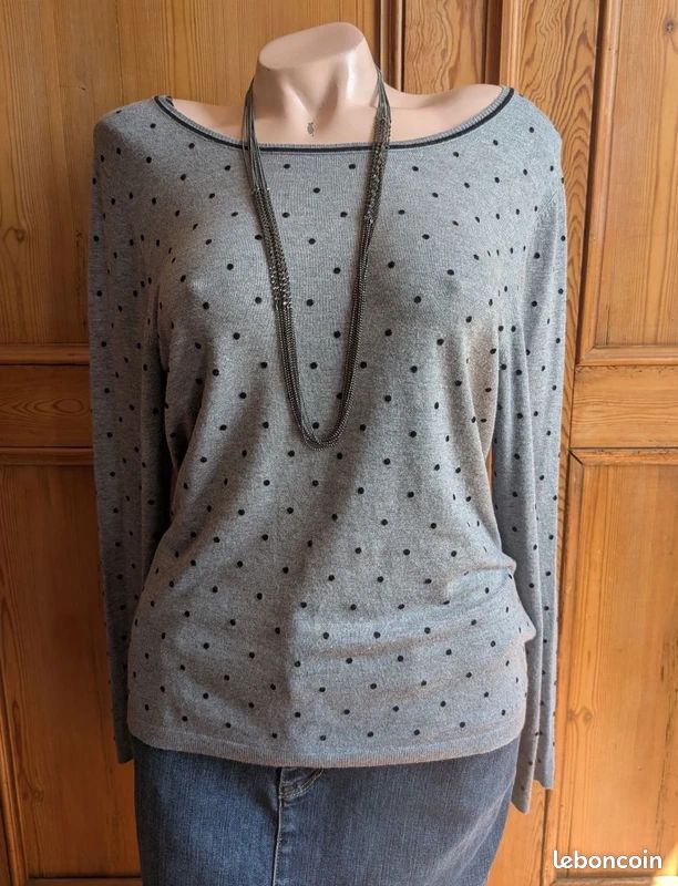 Pull Léger Old Navy — Gris Marine, Taille M, Neuf Avec étiquette
