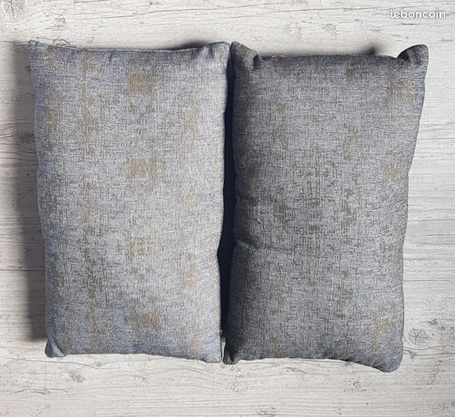 Highdi Housse Fauteuil à Oreilles Extensible 2 Pièces – Jacquard Épaissi Gris, Antidérapante Avec Housse Coussin T, Pour Strandmon IKEA