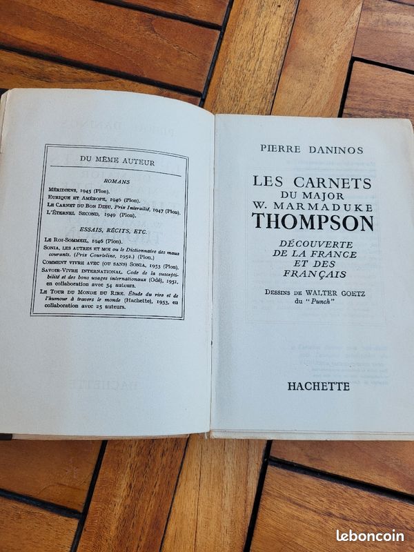 Les carnets du Major Thompson de Pierre Daninos (image 1)