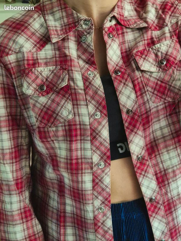 Chemise à carreaux (image 1)