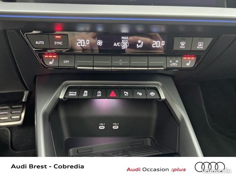Audi A3 Sportback 1.5 TFSI 150ch Hybride S line S tronic 7 (image 13)