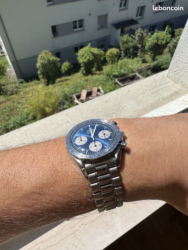 Omega Speedmaster Reduced Marui Japan Blue panda