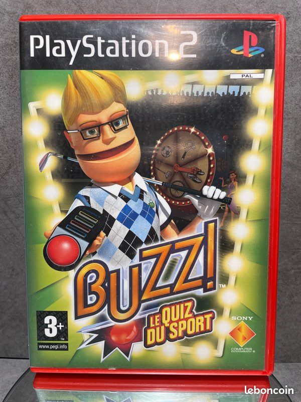 Jeu Buzz ! Le Quiz Pop Sur PS2 - Version Avec Notice - Occasion Bon état