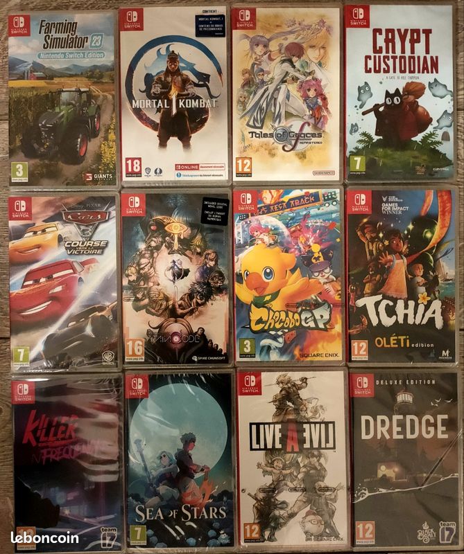 Lot jeux neuf 3ds sous blister - Jeux vidéo