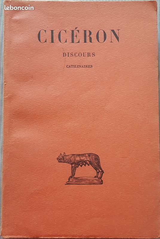 Cicéron - Discours – Tome X - Catilinaires- Collection Guillaume Budé Les Belles Lettres (image 1)
