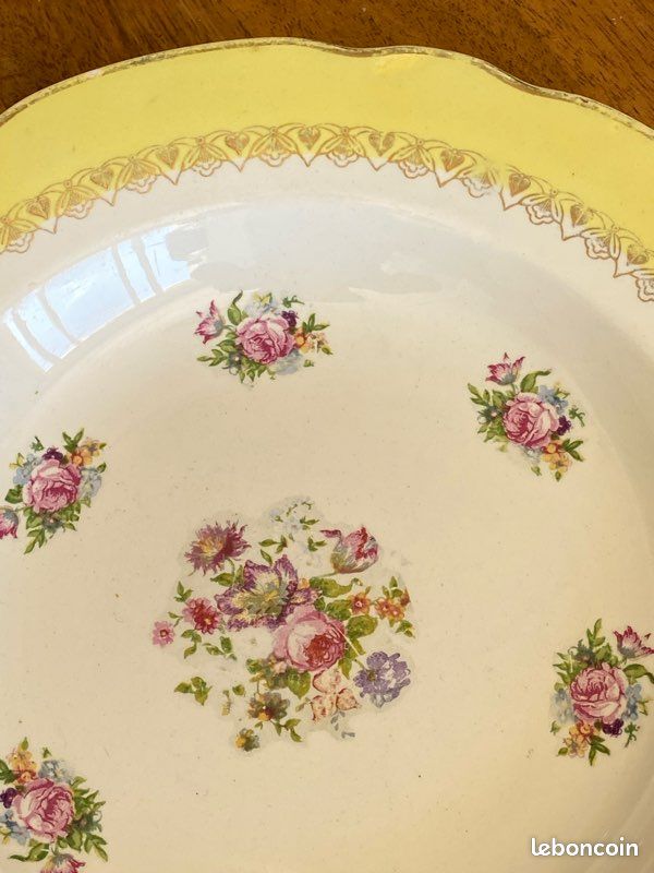 Assiette Digoin et Sarreguemines (image 1)