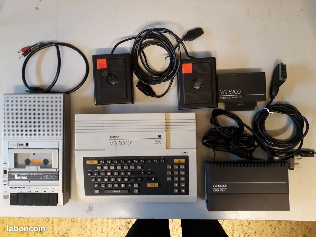 Lot jeux et programmes console VG 5000