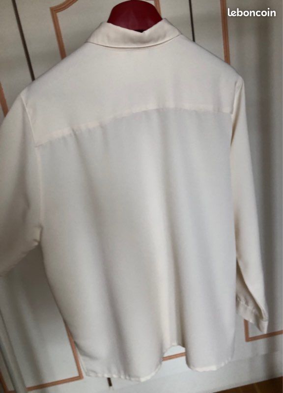 Chemisier Femme Droit Manches Longues - Taille 44/46 - Motif Fleurs D'automne - Viscose - Neuf Sans étiquette