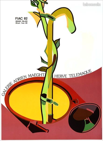 Affiche Hervé Télémaque - 1982 (image 1)