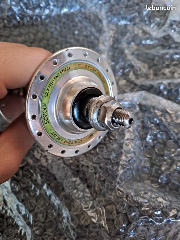 Moyeu Arrière Suntour Superbe Pro 5/6/7 Vitesses 36 Trous - 126mm - Petite Bride QR - Très Bon état