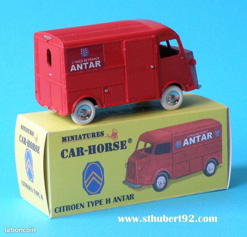 10 Car-Horse Citroen 2cv 2 cv fourgonnette grise prise au piège style JRD Dinky Cij ancien stock sthubert92 - Collection