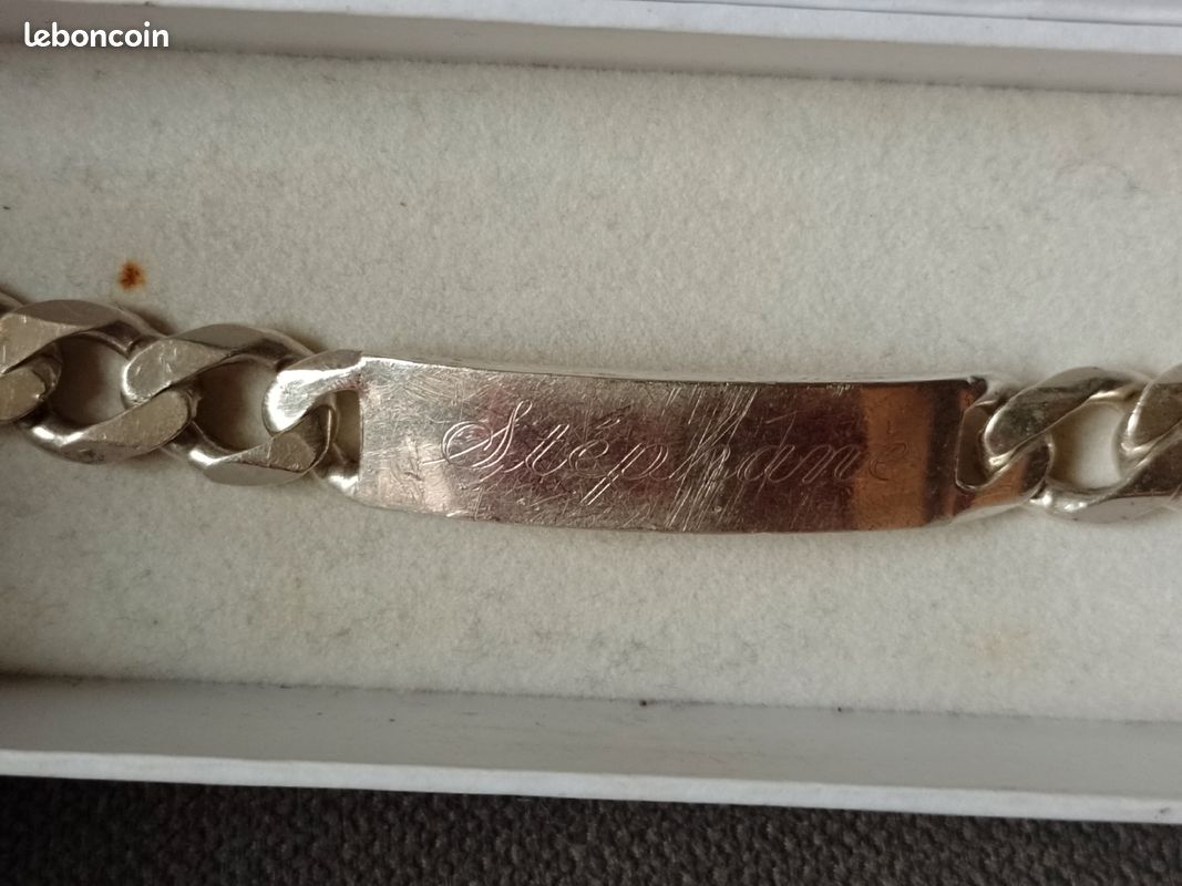 Gourmette en argent 925 (image 2)