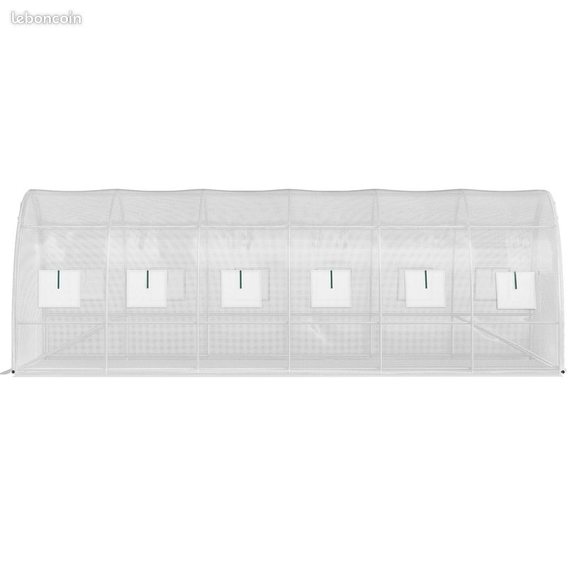 Serre maraicher 18m² Serre de jardin 6x3x2m serre tunnel potager (image 5)