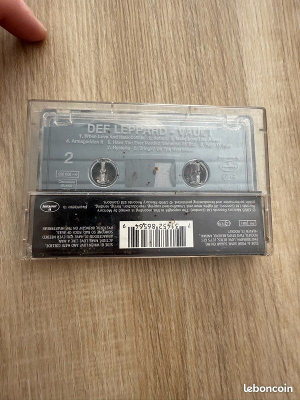 Cassette K7 Def Leppard Vault Greatest Hits (image 2)