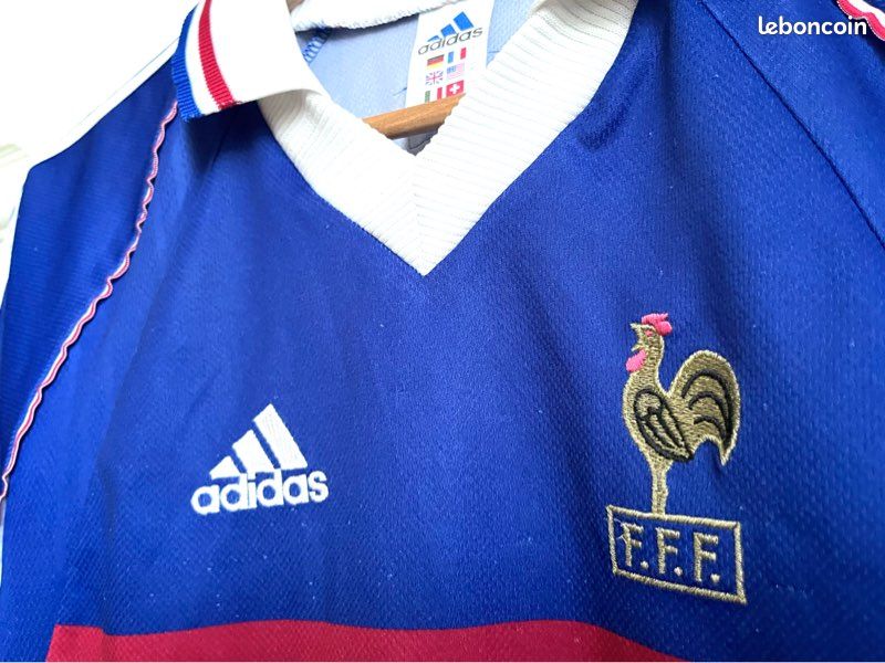 Maillot France 98 Coupe Du Monde - Rare - Taille XL - Blanc - Très Bon état