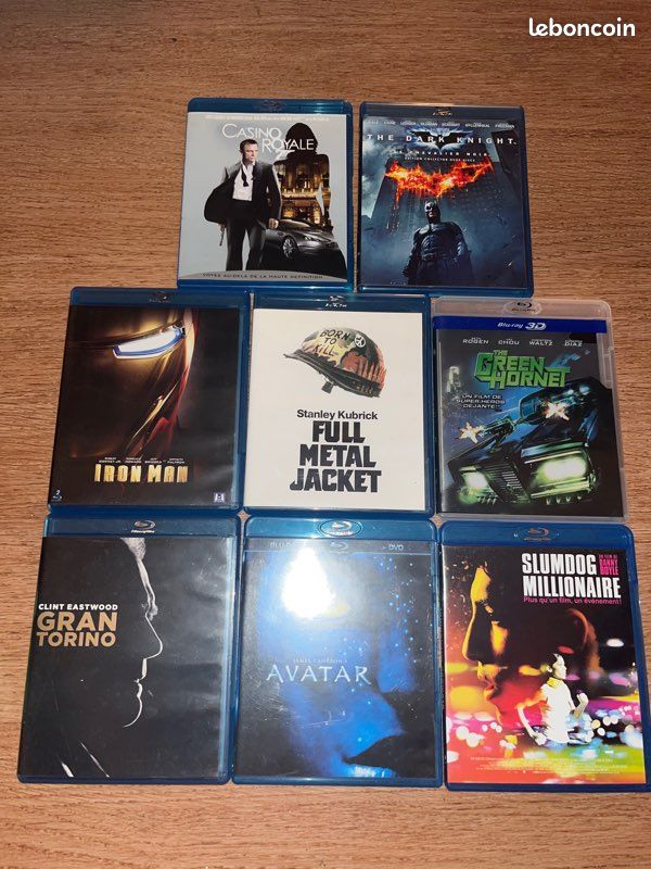 Lot 8 blu Ray comme neuf (image 1)