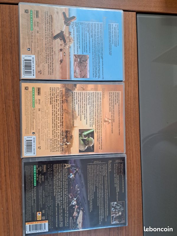 Star wars 1, 2 et 3 dvd (image 1)