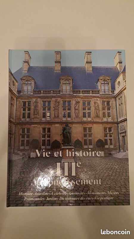 Livre Vie et histoire IIIe arrondissement Paris (image 1)