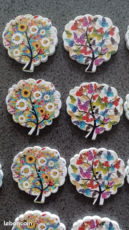 Boutons en bois (image 6)