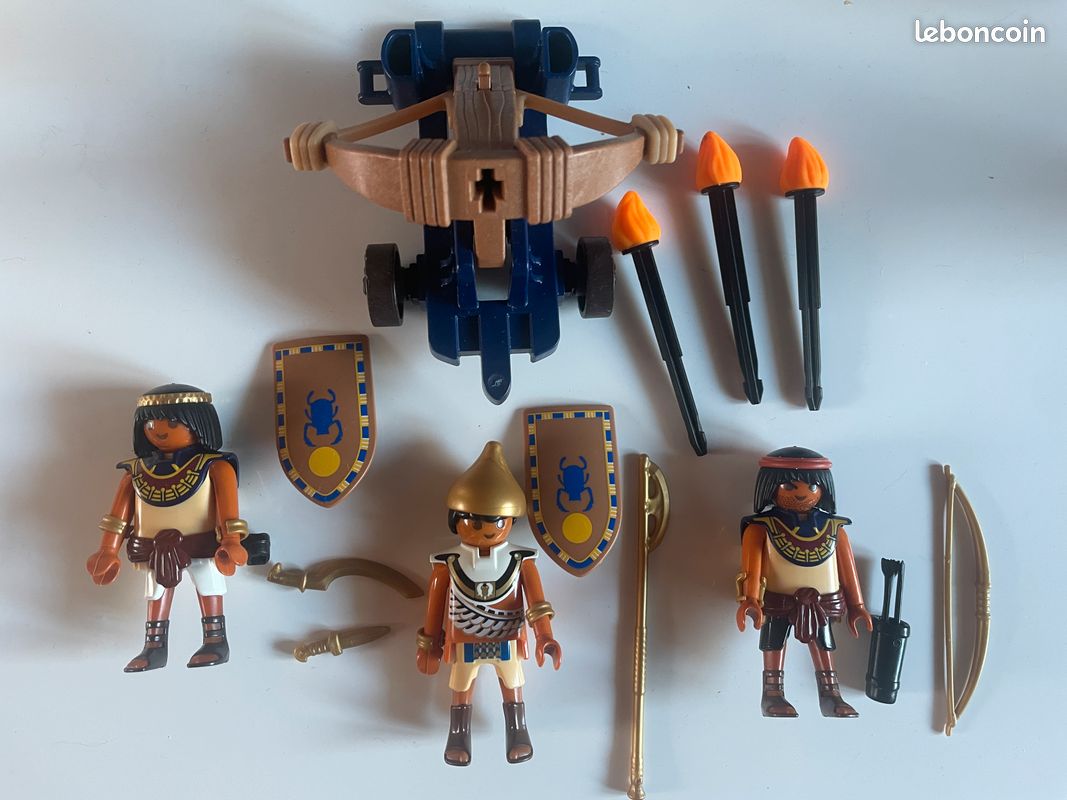 Playmobil 5388 History Soldats du pharaon avec baliste egyptien antiquité romain (image 3)