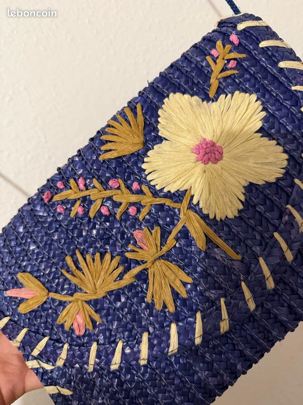 Sac brodés fleurs rétro (image 3)