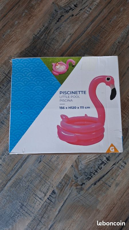 Jeux Piscine Gonflable Flamant Rose - Set Anneaux à Lancer Pour Été En Famille