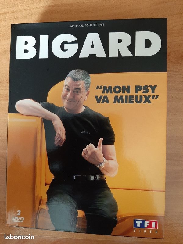 COFFRET 2 Dvd Bigard - Mon psy va mieux (image 1)