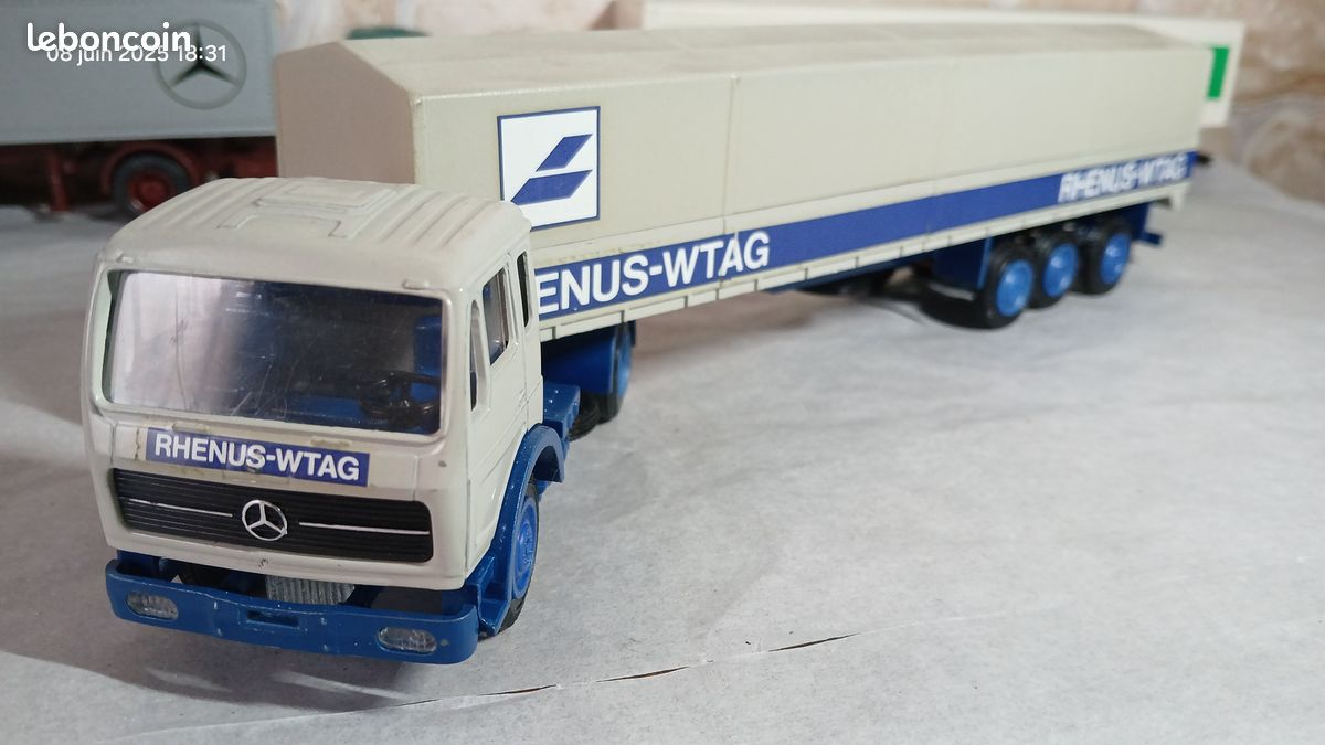 HERPA 1:87 MERCEDES Semi-Remorque Plaza EUR 8,06 - FR